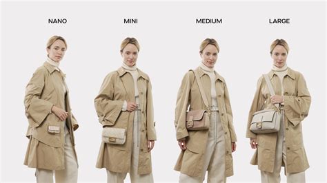 fendi baguette beige|Fendi baguette size chart.